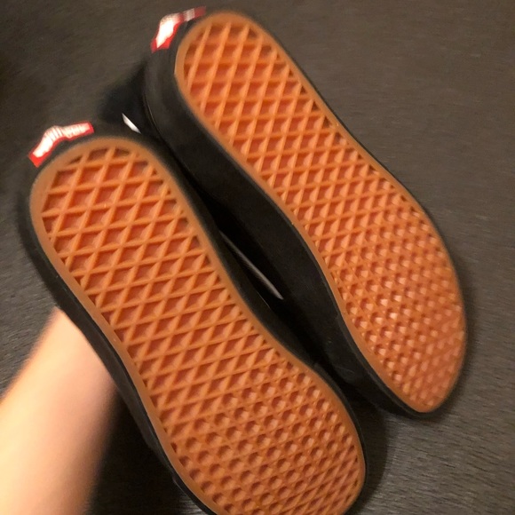 25. Vans Sk8-Hi pig suede black/black eco dry water repellent W9.5/M8 - Picture 7 of 9